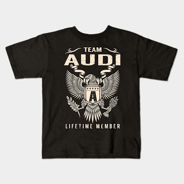 AUDI Kids T-Shirt by Cherlyn